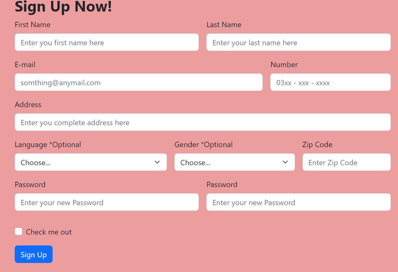 Form Validation